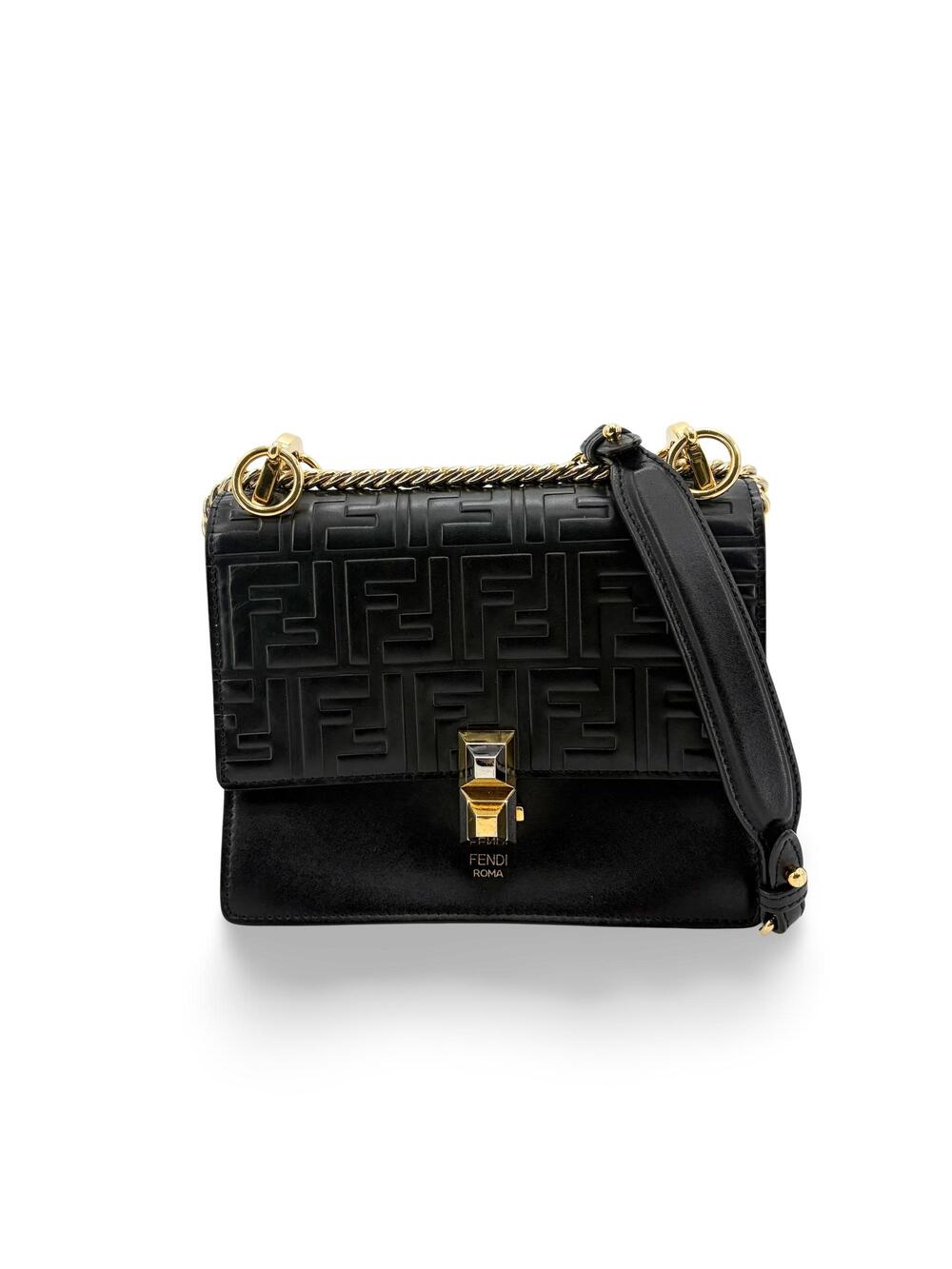 Fapis Fendi Ff Embossed Khan You Medium #351992F52B